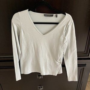 Lafayette 148 Light blue v-neck sweater